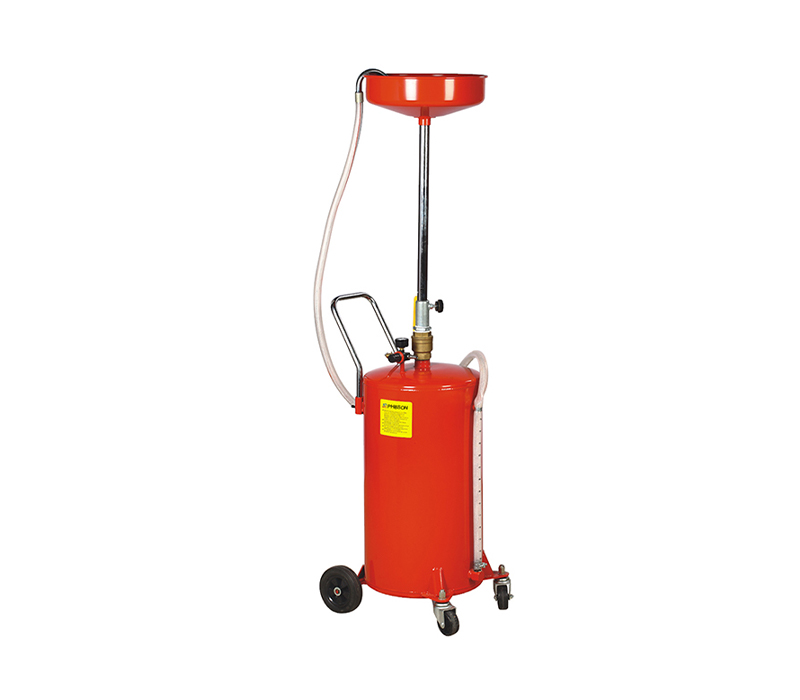 20195 Drenaje de aceite accionado por aire ajustable con ruedas, 20 galones